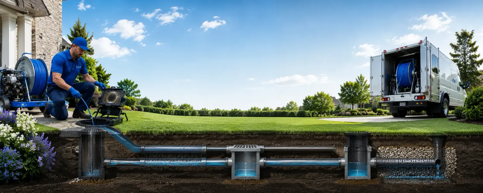 Outdoor drain cleaning information for Okabena, MN